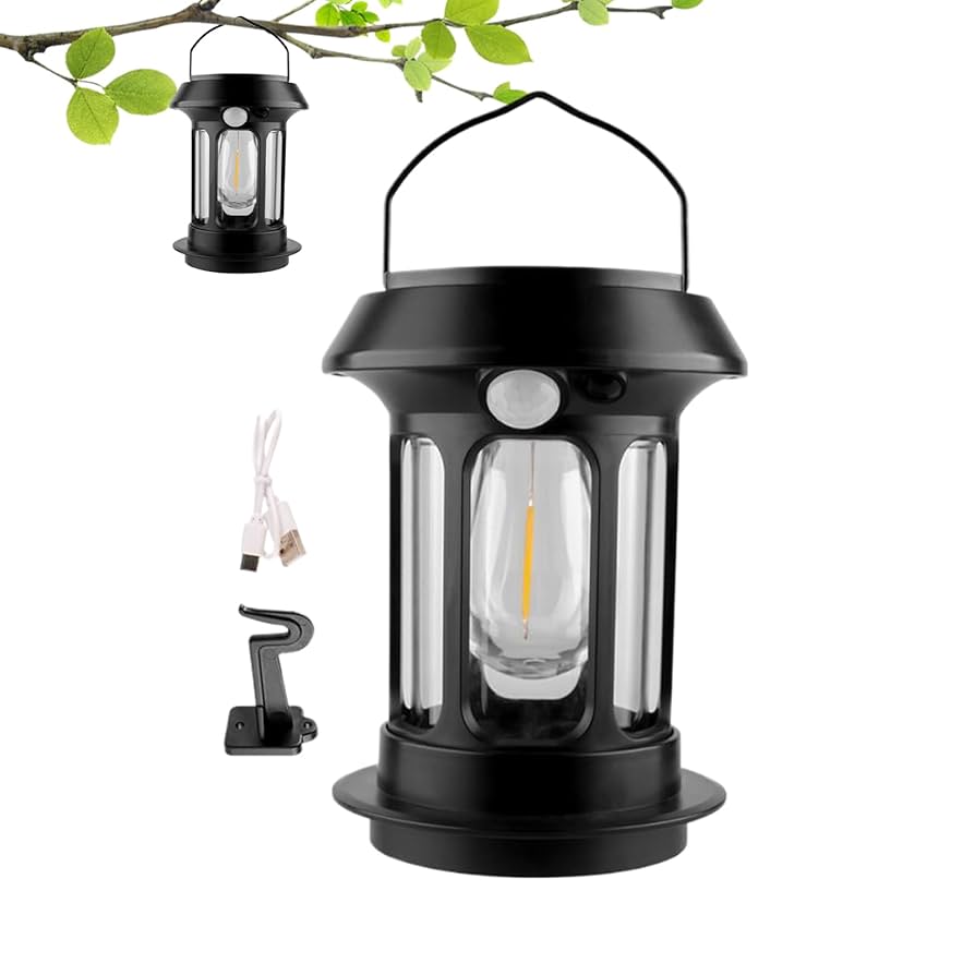 Lámpara Solar LED Colgante con Sensor